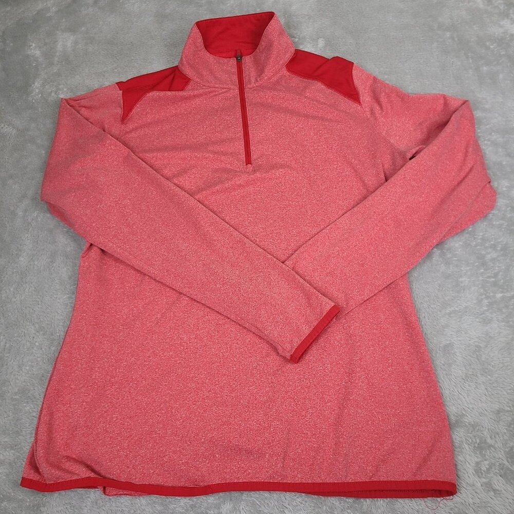 Nike Birdie Half-Zip 2.0 Womens Golf Top Size X-Large Red Pullover Quarter Zip
